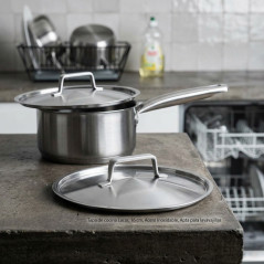 Tampa para panelas e utensílios de cozinha Lacor 16 cm | Aço inoxidável | Utensílios de cozinha | Tampa para cozinhar