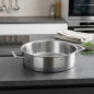 Padella antiaderente con coperchio in acciaio inox LACOR, capacità 4 litri, 28 cm