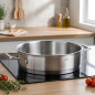 Tartera Lacor acero inoxidable antiadherente con tapa | Capacidad 4 Litros | 28 cm | Tarteras inox | Utensilios de cocina Tartera Lacor acero inoxidable antiadherente con tapa | Capacidad 4 Litros | 28 cm | Tarteras inox | Utensilios de cocina