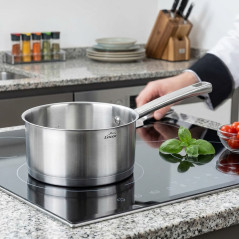 Casserole Inox droite Lacor, Capacité 1,5 Litres, 16 cm