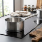 Panela reta de aço inoxidável Lacor | Capacidade de 1,5 litro | 16 cm | Panelas de aço inoxidável | Utensílios de cozinha