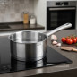 Casserole Inox droite Lacor, Capacité 1 Litres, 14 cm