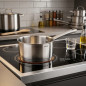  Straight stainless steel saucepan LACOR, Capacity 1 Liter, 14 cm