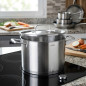 LACOR stainless pot with lid, Capacity 8 Litres, 26 cm