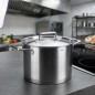 Olla inoxidable Lacor con tapa | Capacidad 4,8 Litros | 20 cm | Ollas inox | Cocina profesional