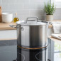  LACOR stainless pot with lid, Capacity 2.5 Liters, 16 cm