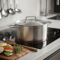 Cacerola inoxidable Lacor con tapa | Capacidad 6,5 Litros | 26 cm | Cacerolas inox | Utensilios de cocina