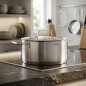 LACOR stainless saucepan with lid, capacity 1.5 litres, 16 cm
