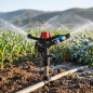 Sprinkler 5035SD 3/4" agricultural irrigation adjustable 0-360º. Radio Range 12-14 m. Flow 1.24-1.62 m3/Hour