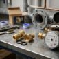 Set of fittings for water meters 50mm (2 1/2" - 2") Set of fittings for water meters 50mm (2 1/2" - 2")