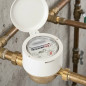 Hauswasserzähler mit Einzelanschluss 20 mm | 1-Zoll-Gewinde | Für Warmwasser Hauswasserzähler mit Einzelanschluss 20 mm | 1-Zoll-Gewinde | Für Warmwasser