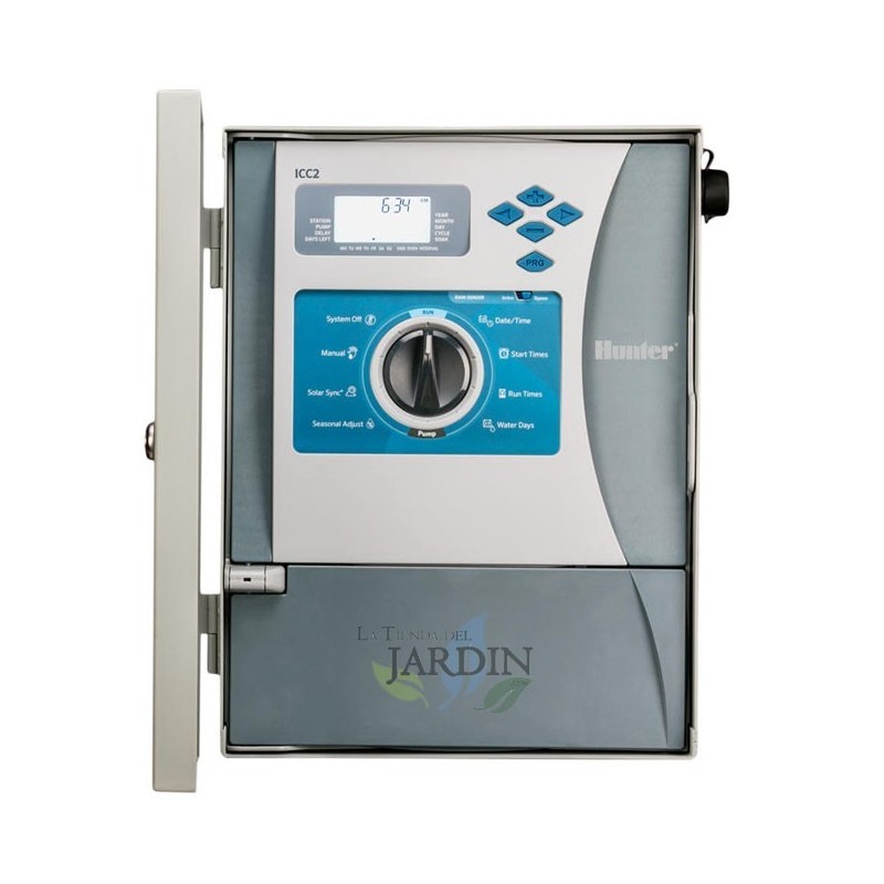 Controlador modular Hunter Metal ICC2, base de 8 estações, até 54 estações