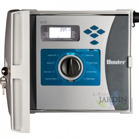 Controlador modular Hunter ICC2, base de 8 estações, expansível para 54