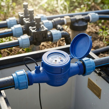 Mehrstrahl-Wasserzähler 32 mm | Außengewinde 1 1/2'', CEE-Zulassung, Max. Durchfluss 10 m³/h