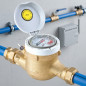Brass Multi-Jet Water Meter for Hot Water 20mm - 1'' | Drinking Water Use