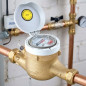 Brass Multi-Jet Water Meter for Hot Water 20mm - 1'' | Drinking Water Use