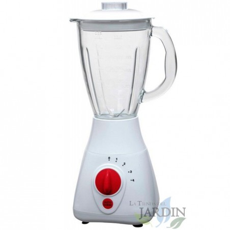  550 W Glasmixer, 1,5 Liter, 4 Geschwindigkeiten und Glaskrug