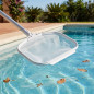 Recogehojas de Superficie para Piscina | Sistema de Fijacion mediante Palomillas | Limpieza Rapida de Hojas e Impurezas