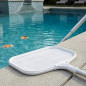 Recogehojas de Superficie para Piscina | Sistema de Fijacion mediante Palomillas | Limpieza Rapida de Hojas e Impurezas