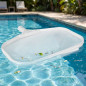 Recogehojas de Superficie para Piscina | Sistema de Fijacion mediante Palomillas | Limpieza Rapida de Hojas e Impurezas