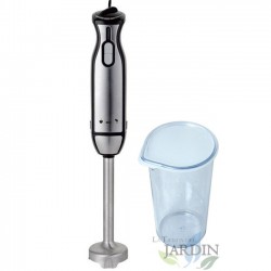  Stabmixer 1000 W, 2 Geschwindigkeiten + Glas