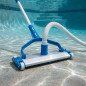 Aluminum Pool Cleaner 45cm with Four Wheels | Drag Brush, 2'' Hose Connection