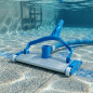 Nettoyeur de piscine en aluminium 35 cm avec quatre roues | Brosse de traîne, raccord de tuyau de 1 1/2 pouce Nettoyeur de piscine en aluminium 35 cm avec quatre roues | Brosse de traîne, raccord de tuyau de 1 1/2 pouce