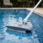 Dreieckiger Poolreiniger mit Shark Clip | Effiziente und bequeme Poolreinigung | Für Ecken und Boden