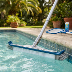 Spazzola larga 50 cm per la pulizia della piscina