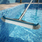 Spazzola per la pulizia della piscina da 50 cm | Ideale per fondo, pareti e linea di galleggiamento | Pulizia rapida