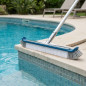 Escova de limpeza para piscina de 50 cm | Ideal para fundos, paredes e linha d'água | Limpeza rápida