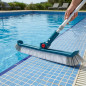48 cm Bürste mit verstellbarem Griff (3 Positionen) zur Poolreinigung | Ideal für Boden, Wände und Wasserlinie 48 cm Bürste mit verstellbarem Griff (3 Positionen) zur Poolreinigung | Ideal für Boden, Wände und Wasserlinie