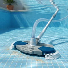 Pulitore per piscina ovale manuale per la pulizia della piscina
