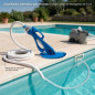Limpiafondos Automatico para Piscinas | Incluye Juego de Mangueras de 10 Metros | Limpieza Eficiente y Autonoma del Fondo