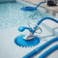 Pulitore idraulico ad aspirazione per piscine | Compatibile con piscine fino a 8 x 4 metri | Pulizia efficace del fondo