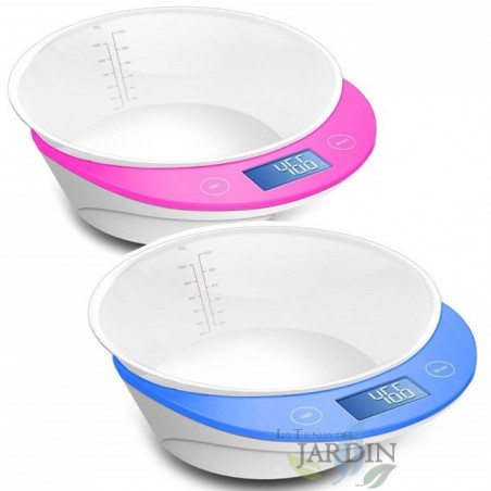 Báscula de cocina 5 Kg Bowl, 1 gramo