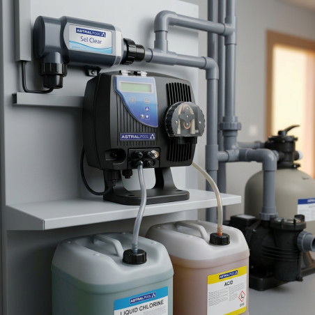  Control Basic Plus 1,5 l/h misst automatisch den pH- oder Redox-Wert des Pools.