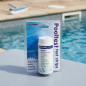 6-in-1 test strips, Analysis of free chlorine, pH, alkalinity, bromine, hardness and cyanuric acid. 6-in-1 test strips, Analysis of free chlorine, pH, alkalinity, bromine, hardness and cyanuric acid.