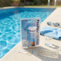 Lot 50 Bandelettes de test 3 en 1 pour la piscine, analyse du chlore libre, du pH et de l'alcalinité