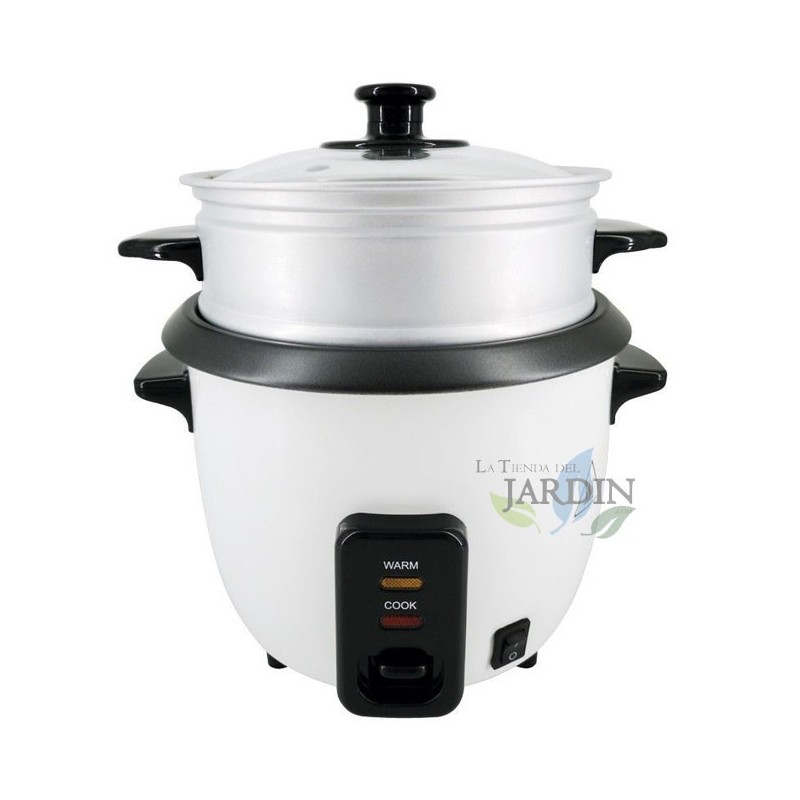  Elektrischer Reiskocher 500W 1,5 Liter, 5-6 Portionen