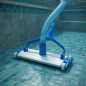 Aluminum Pool Cleaner 45cm with Four Wheels | Drag Brush, 2'' Hose Connection