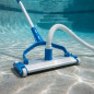 Aluminum Pool Cleaner 45cm with Four Wheels | Drag Brush, 2'' Hose Connection