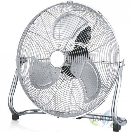 Ventilateur de sol industriel métallique 20'' 50 cm, 120 W, 3 niveaux de ventilation, intérieur et extérieur, ventilateur puissa