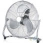 Ventilateur de sol industriel métallique 20'' 50 cm, 120 W, 3 niveaux de ventilation, intérieur et extérieur, ventilateur puissa