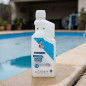 Concentrado de inverno líquido sem cobre para piscinas | 1 litro | Tratamento de inverno