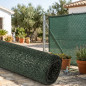 Maille d'ombrage 1,5 x 50 mètres, vert foncé, dissimulation à 75% pour jardins, terrasses et délimitation de parcelles Maille d'ombrage 1,5 x 50 mètres, vert foncé, dissimulation à 75% pour jardins, terrasses et délimitation de parcelles