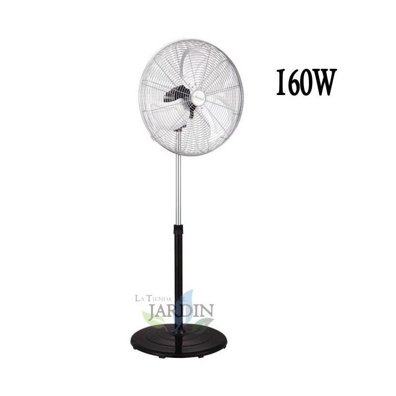 20'' 160W Standventilator, 3 Geschwindigkeiten und einstellbare Höhe	 20'' 160W Standventilator, 3 Geschwindigkeiten und einstellbare Höhe