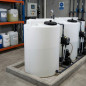 Zylindrischer Behälter aus Polyethylen zum Dosieren, 500 L (Ø 800 mm, Höhe 1.200 mm)