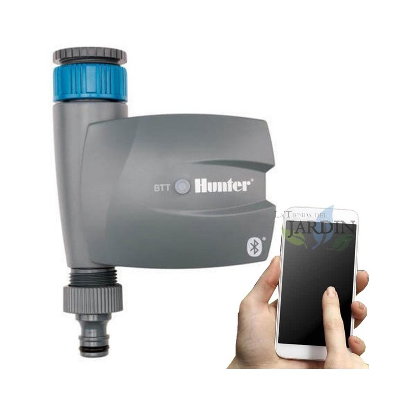 Programador de riego de grifo controlado por Bluetooth BTT-101 Hunter, temporizador inteligente para riego automático Programador de riego de grifo controlado por Bluetooth BTT-101 Hunter, temporizador inteligente para riego automático