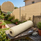 Shading mesh concealment 1.5 x 10 meters, beige, 95% concealment for gardens, terraces and plot delimitation Shading mesh concealment 1.5 x 10 meters, beige, 95% concealment for gardens, terraces and plot delimitation